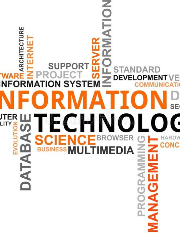 Word Cloud - Information Technology Stock Vector - Illustration of database, informatics_ 27071722